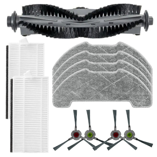 Essential Main Brush Filters Mop Cloth Kit for AIRROBO P30 Vacuum Cleaner A