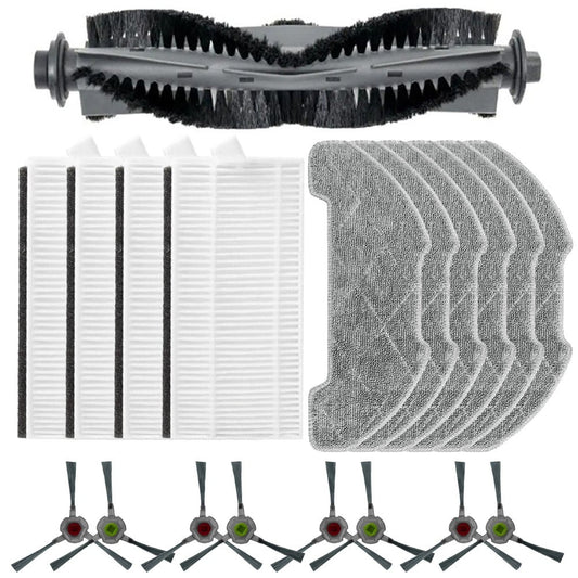Essential Main Brush Filters Mop Cloth Kit for AIRROBO P30 Vacuum Cleaner B