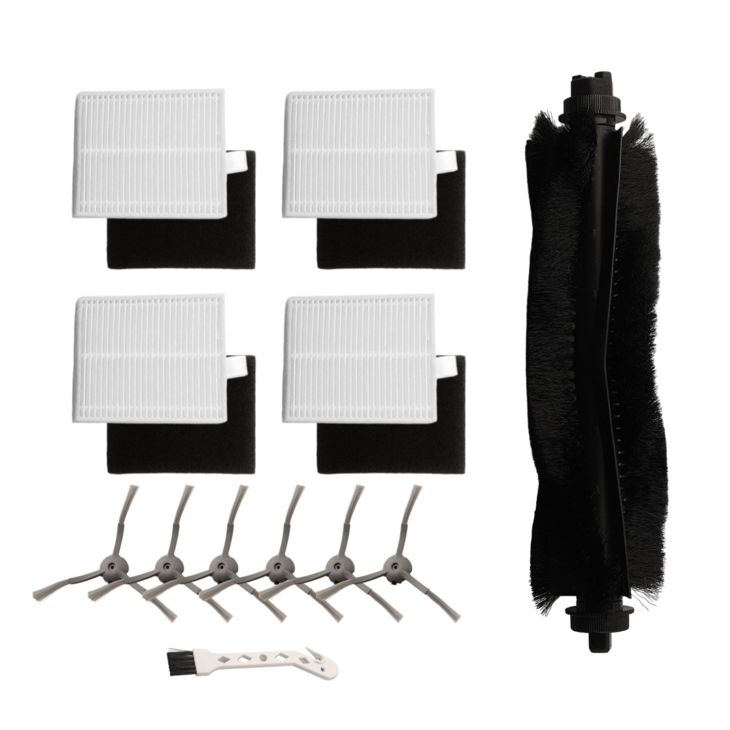 Roller Side Brushes Filters For Eufy L60/L50 Robot Vacuum Cleaner Spare Replacement Kit Side Brushes Filters Roller Brush