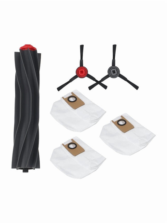 1 Set Main Roller Side Brush Dust Bags Kit Improving Air Quality For Eufy 3-in-1 E20 Robot Vacuum Cleaner Part Accessories