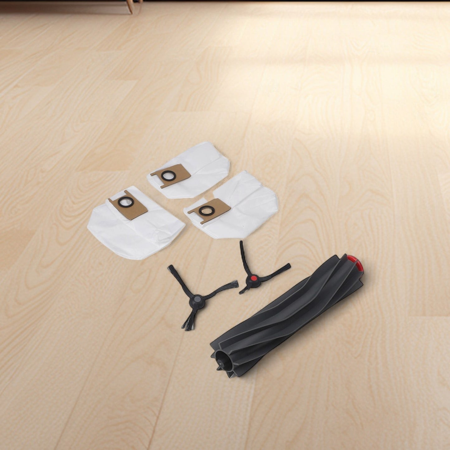 1 Set Main Roller Side Brush Dust Bags Kit Improving Air Quality For Eufy 3-in-1 E20 Robot Vacuum Cleaner Part Accessories