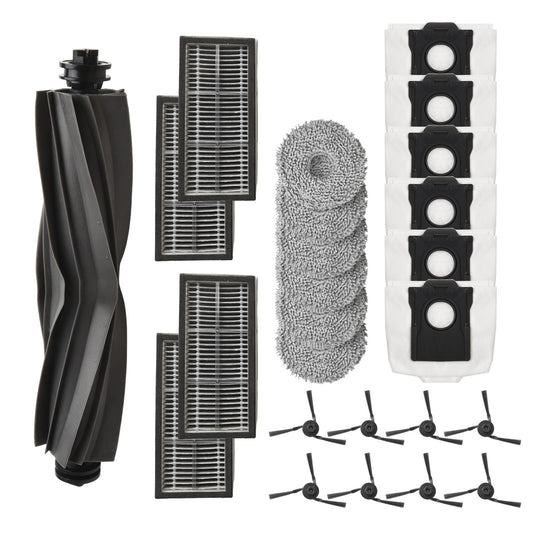 For MOVA P10 Pro For Ultra Robot Vacuum Cleaner Spare Parts Main Side Brush Hepa Filter Mop Cloth Dust Bag Accessories B