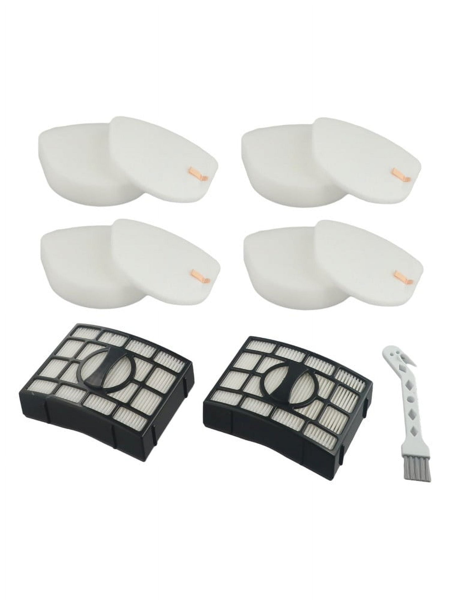 Replacement Filter Set for Shark Upright Vacuums Featuring Compatibility with Various Models Including CU530 and UV725