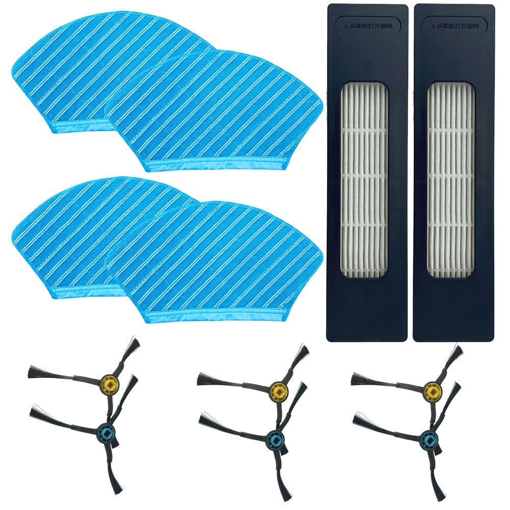 Main Brush Filters Side Brush Mop Cloth Kit For Fakir Robert R-S 770 Replacement Home Appliance Robot Sweeper Spare Part