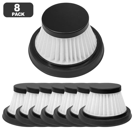 Luolandi 8/4PCS Washable & Reusable Replacement HEPA Filter High-Efficiency Filtration For Duck Compact-Cordless Vacuum Cleaner Parts