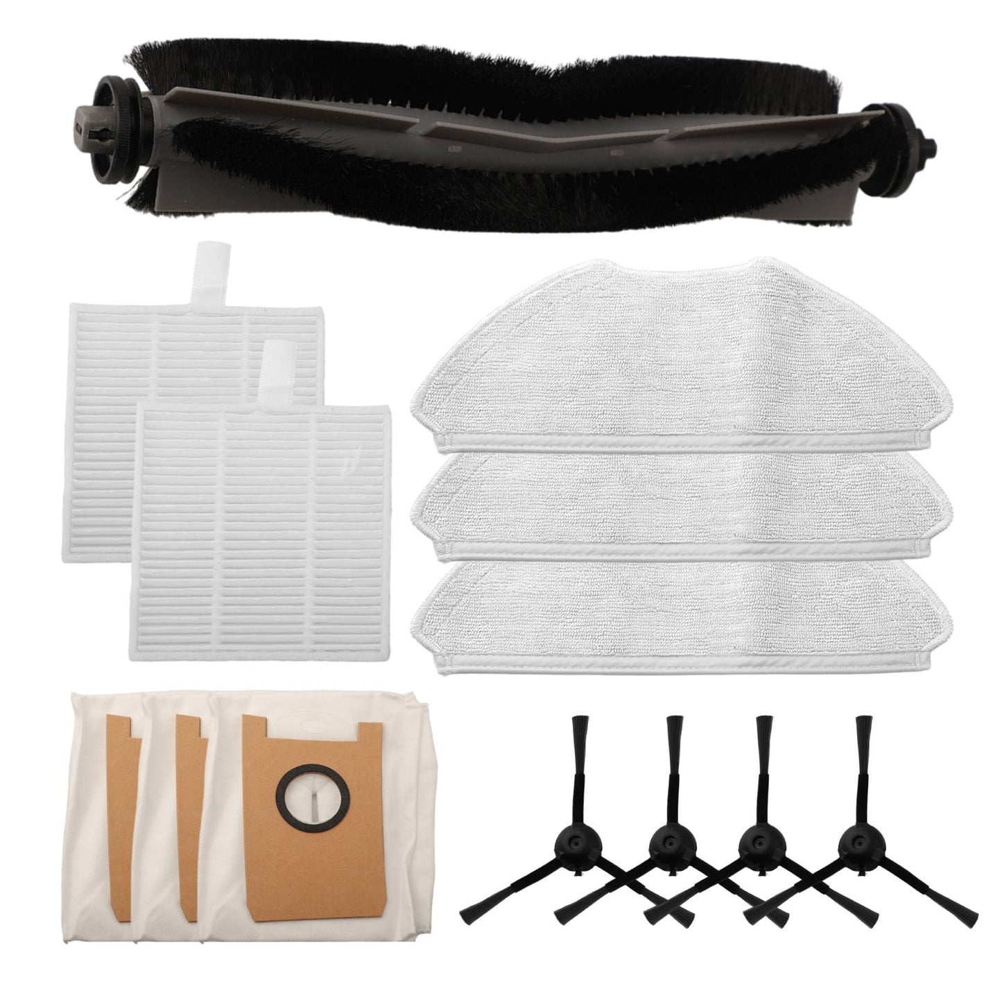 Main Brush Filters Mop Cloths Dust Bags For AIRROBO T20 T20+ Vacuum Cleaner A