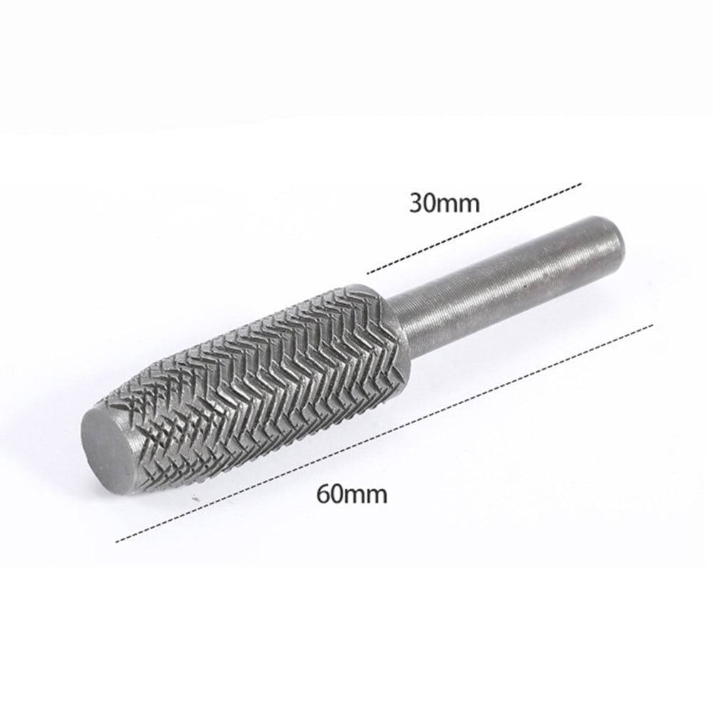 5Pcs Metal Cutter Drill Bits Rotary Files Bit Rasp Tungsten Carbide Burr Milling Cutter Drill Bit Set For Steel Grinding Carving As Shown