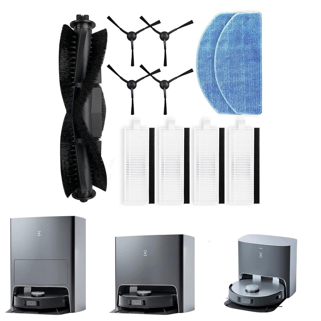 Sweeper HEPA Filter Vacuum Roller Brush Side Brush Mopping Pads Replacement for G8000 G8000Pro Sweeping Robot