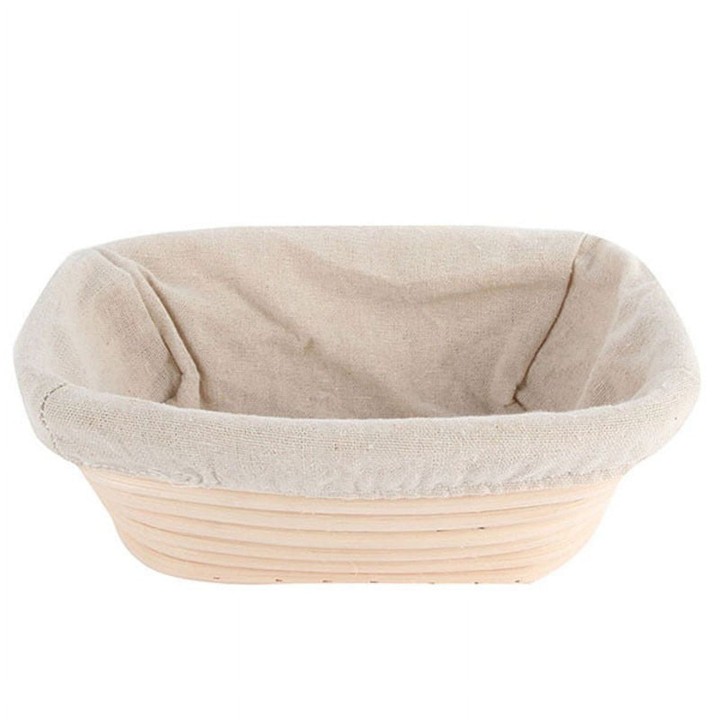 Lierteer Rattan Basket Bread Banneton Brotform Dough Proofing Proving Rattan Multi-Sizes 17*12*6 cm