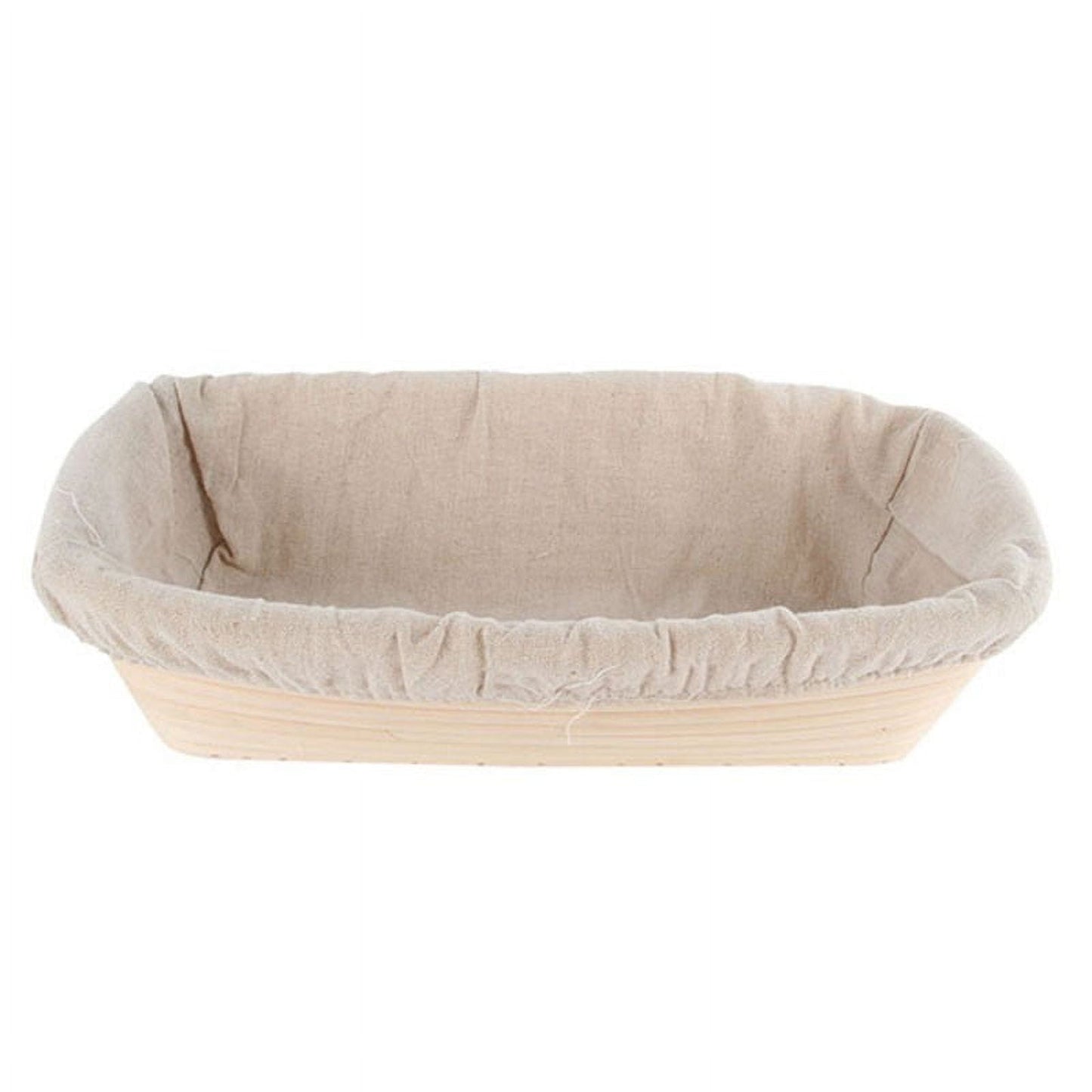 Lierteer Rattan Basket Bread Banneton Brotform Dough Proofing Proving Rattan Multi-Sizes 17*12*6 cm