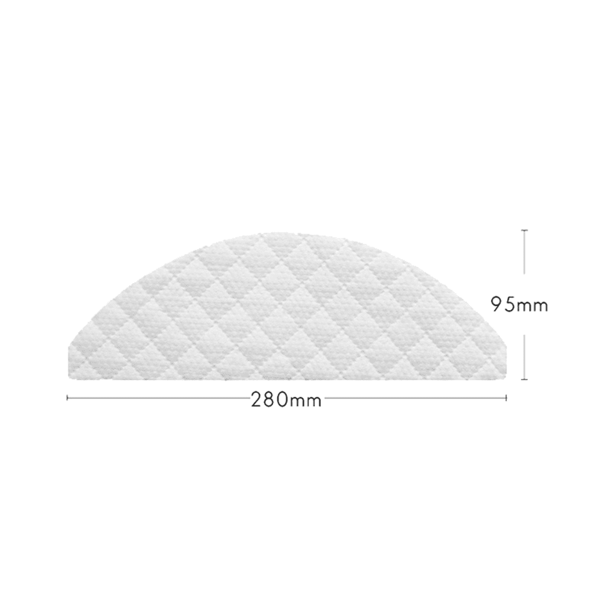 100Pcs Mops Cloths Disposable Wipes Parts Accessories for EVE Plus Robot Cleaner Sweeper