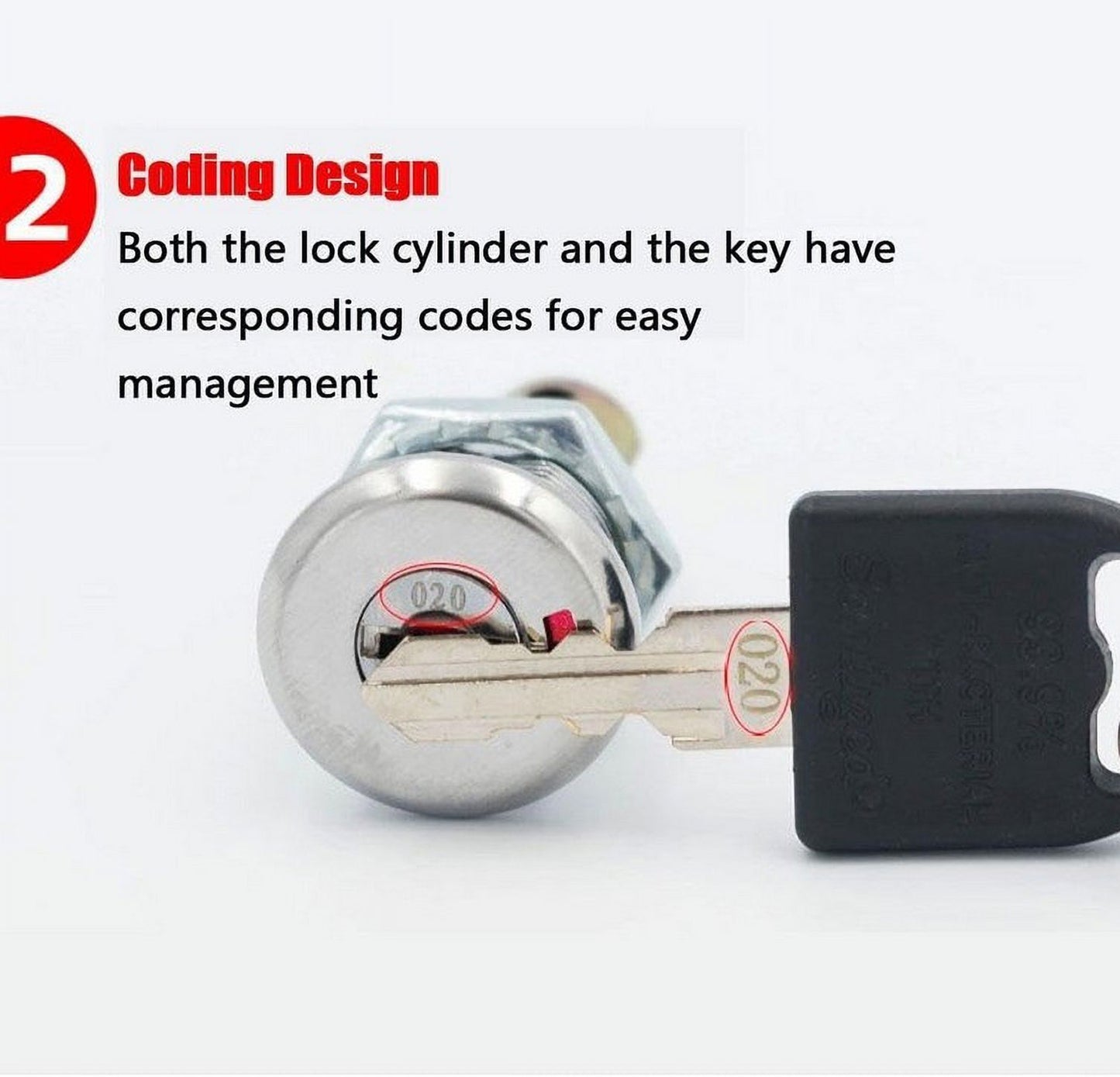 Toolbox Lock,Cabinet Locks with Keys, Universal Craftsman Tool Box Lock, Toolbox Lock Iron Cabinet Insert Linkage Drawer Lock Set