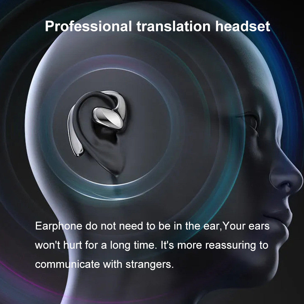 Translator Earbuds,Translation Ear Buds, Ear Buds, Wireless Translator Ear Buds, 3-in-1 Language Translation 144 Languages Translation in Real Time For Travel Business Learning B