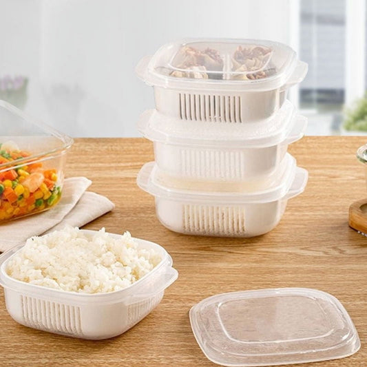2 Pieces Microwave Bowls with Lids Small Microwave Steamer for Vegetables Microwave Cookware Microwave Safe Bowls Ramen Bowl Salad Dishes Food Container for Kitchen, 5.9X5.1X1.9in