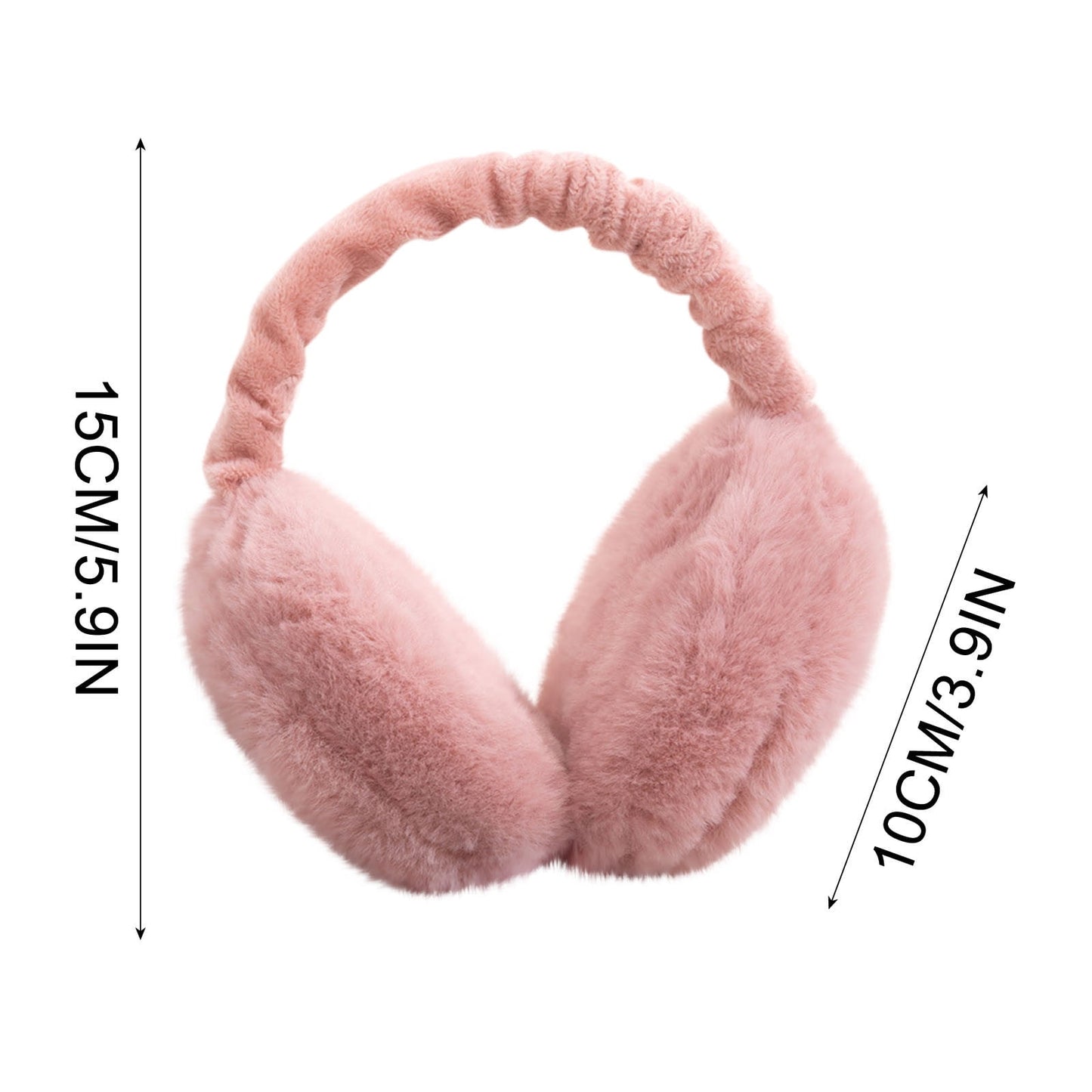 Women Ear Muffs Winter Girls White Earmuffs Fuzzy Kids Black Ear Muff Cute Fluffy Ear Warmers Foldable Ear Covers Boy Winter Thickened Earmuffs Foldable Hamburg Earmuffs Warm Earmuffs White
