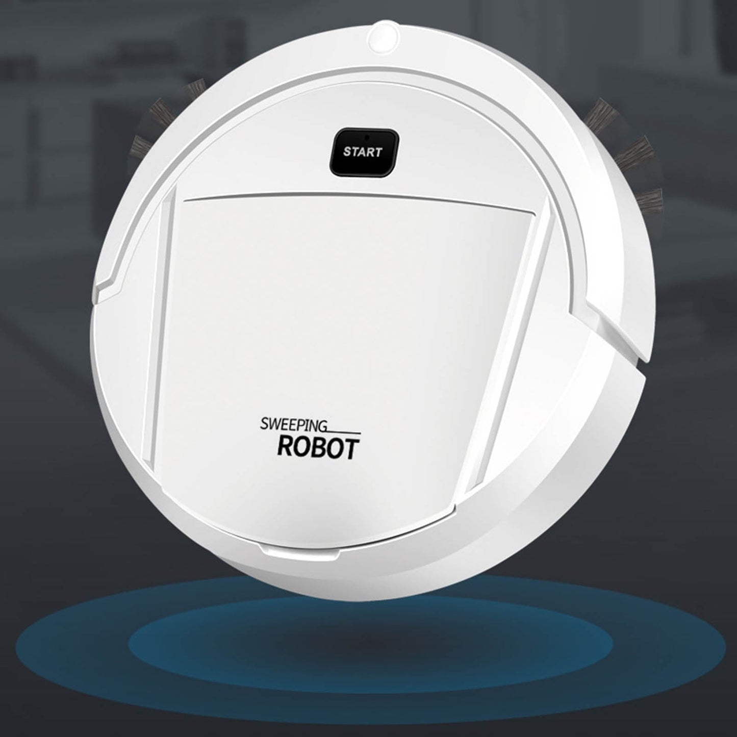 Robot Vacuum Cleaner, 4 in 1 Ultra Thin Low Operation Intelligent Sweeping Mopping Robot,for Hard Floor, Pet Hair and Low-Piled Carpet,Quiet,Integral Memory Multiple Cleaning Modes Vacuum White