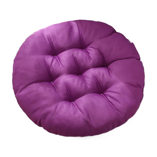 Round Bar Stool Cushion - Round Soft Chair Cushions Home Floor Pillow Indoor Corduroy Chair Pads Office Seat Cushion, Comfortable Sitting for Wooden or Metal Stools Purple