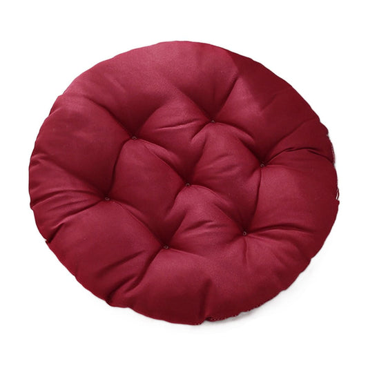 Round Bar Stool Cushion - Round Soft Chair Cushions Home Floor Pillow Indoor Corduroy Chair Pads Office Seat Cushion, Comfortable Sitting for Wooden or Metal Stools Red