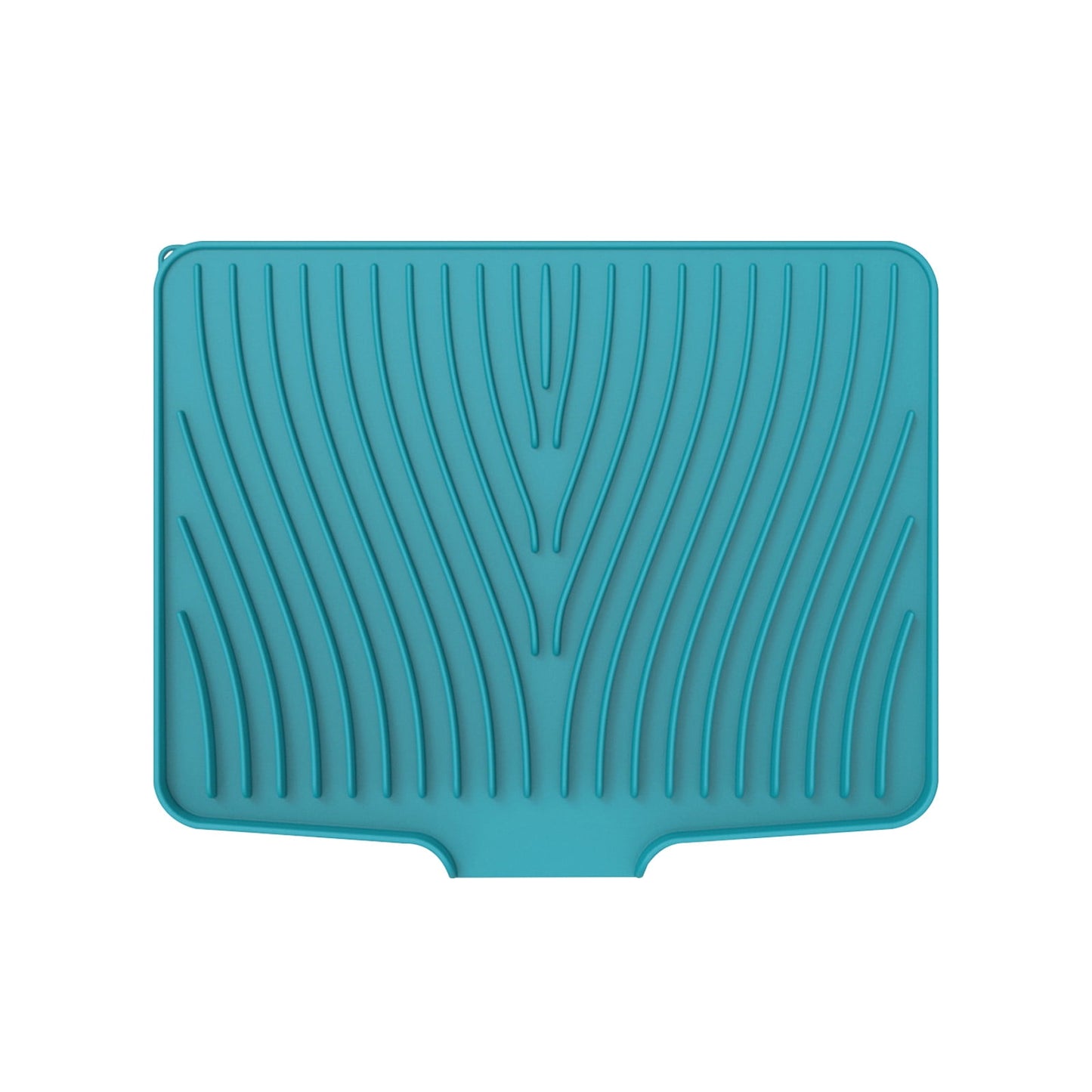 40x33 Inch Extra Large Kitchen Countertop Draining Silicone Tray - No Punching, Waterproof Drying Pad for Dishes,Water Diverting, Anti-Accumulating, Multifunctional Counter Protector for Kitchen Use green