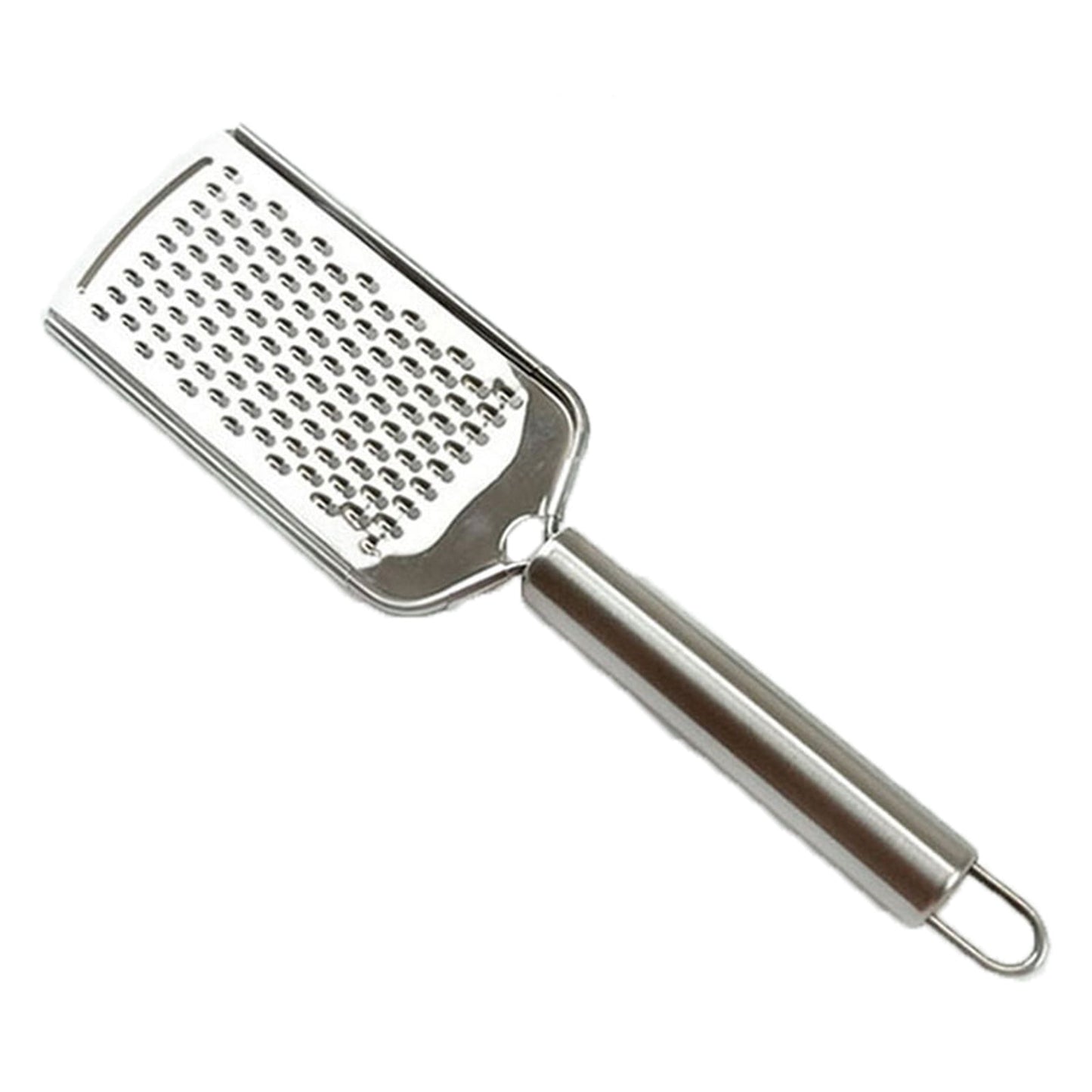 Cheese Grater – Hand-held Stainless Steel Zester for Kitchen, 9.33x2.36in, Non-Clogging Razor Blade for Grating Cheese, Ginger, Chocolate, Garlic, Carrot, Lemon & More, Easy Storage Loop
