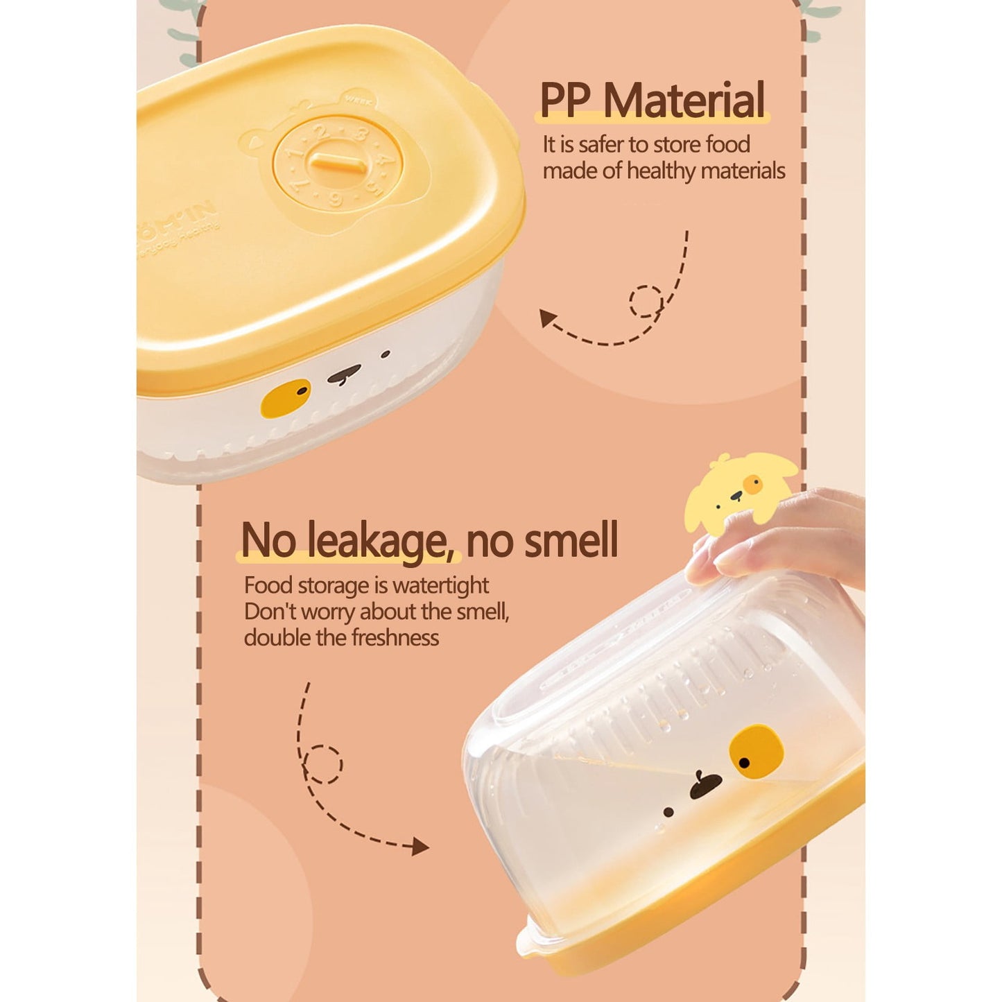 Shallots Ginger Garlic Storage Box - 5.9x2.8in Food-grade Refrigerator Fresh-keeping Box with Detachable Draining Basket for Vegetables, Minced Garlic & Food Prep White