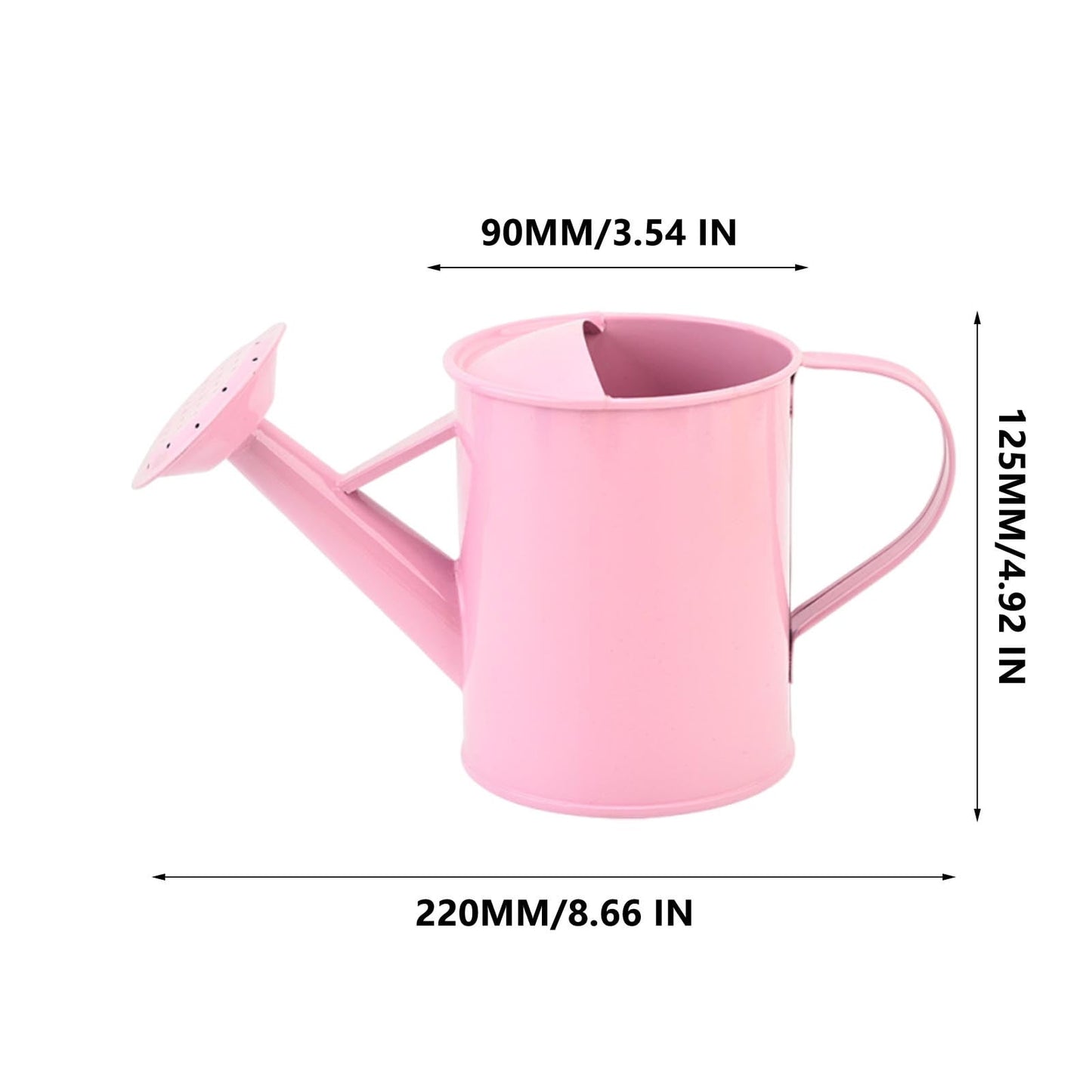 Cute Mini Watering Can for Kids,Garden Watering Bucket Colorful Watering Can Photo Props, Bulk Watering Kettle Kids Sprinkler Garden Planting Toy Pink