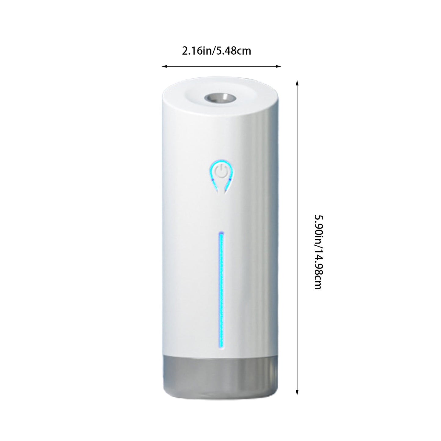 Automatic Air Freshener Diffuser for Large Rooms - 50ml Capacity with Adjustable Timer - USB-Powered Scent Machine for Home/Office - Quiet Operation & LED Display White