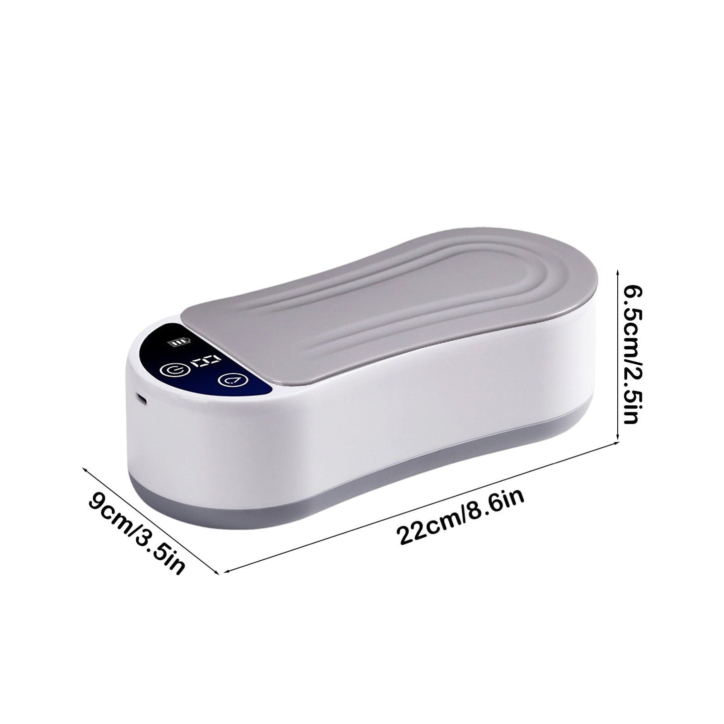 Professional Ultrasonic Cleaner Timer, Ultrasonic Jewelry Cleaner, Portable Jewelry Cleaner Machine, Ultrasonic Retainer Cleaner for Glasses Jewelry