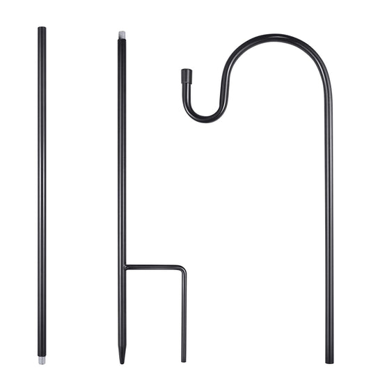 Garden Hooks for Outdoor Lanterns, Garden Hooks for Hanging Plants, Solar Lights, Small Shepherds Hooks for Outdoor, Plant Poles 100CM