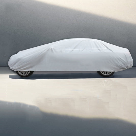 Car Cover Universal Fit - Lightweight All-Weather Protection Water & Scratch Resistant Fabric for Cars Trucks SUVs S