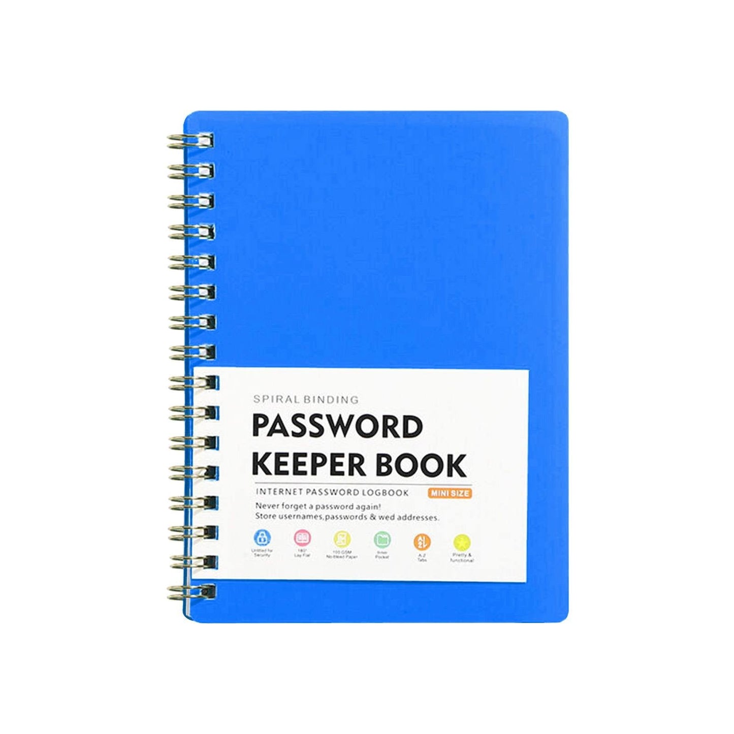 Password Book with alphabetical tabs. Internet Address Organizer Logbook. Small Pocket Password Keeper for Website Logins, 4.25x5.7 4.25" x 5.7" Pink