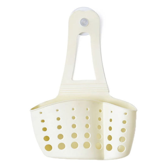 Sponge Holder with Strong Suction Cup, Dish Sponge Caddy Inside Sink Removable, PP Materical for Sponges, Brushes, Stoppers and Scrapers, 7.63x5.12 7.63" x 5.12" Sky Blue
