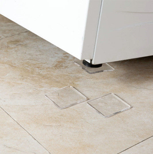 Clear Non Skid Furniture Grippers, 4 PCS Rubber Non Slip Furniture Pads, Self Adhesive Anti Slip Furniture Pads, Anti Slide Hardwood Floors Protectors for Keep Couch Stoppers, 2.76x2.76x0.16 2.76" x 2.76" x 0.16" Clear