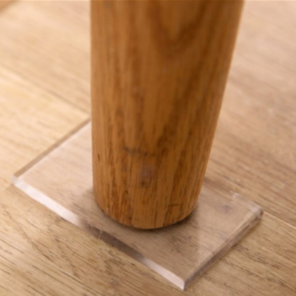 Clear Non Skid Furniture Grippers, 4 PCS Rubber Non Slip Furniture Pads, Self Adhesive Anti Slip Furniture Pads, Anti Slide Hardwood Floors Protectors for Keep Couch Stoppers, 2.76x2.76x0.16 2.76" x 2.76" x 0.16" Clear