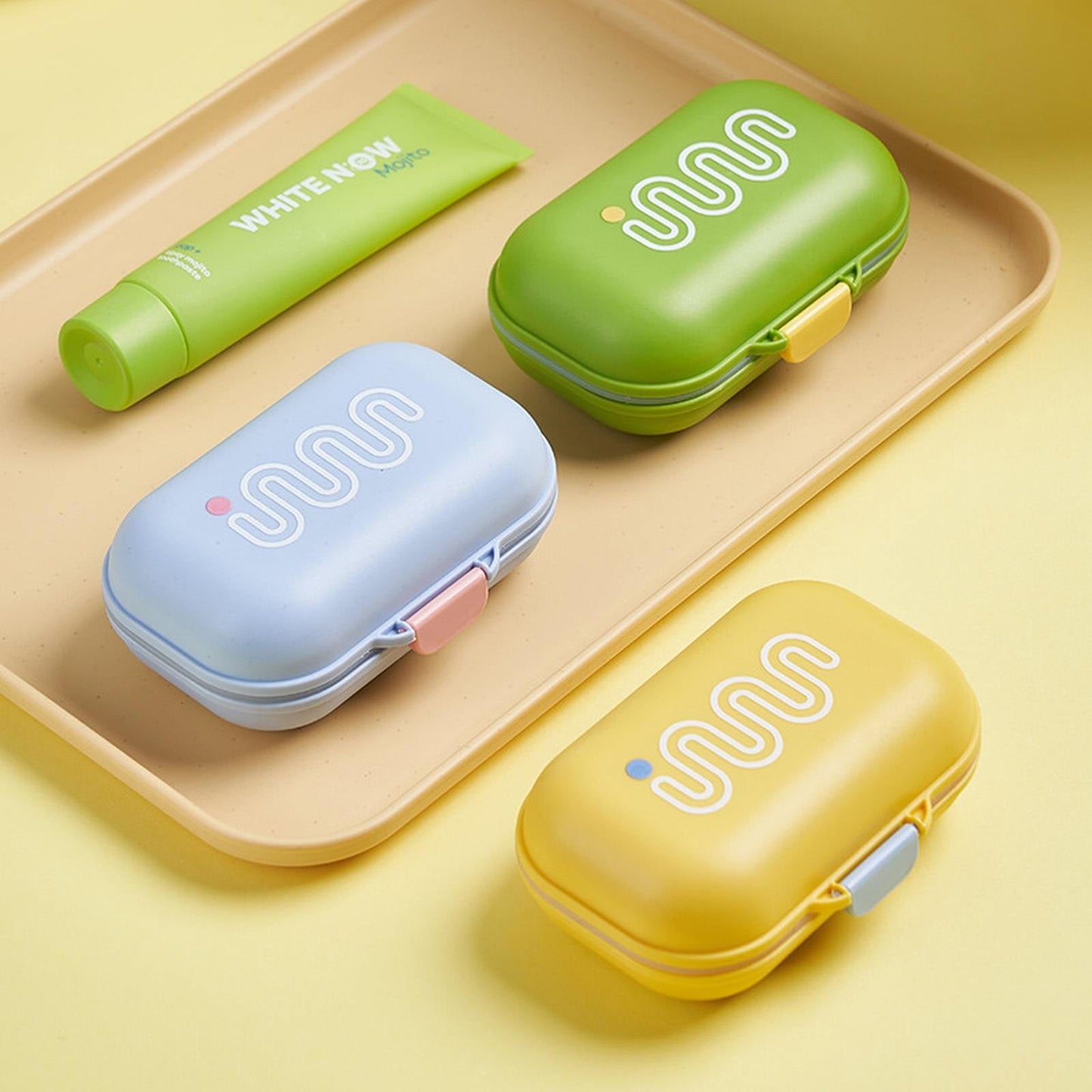 Travel Soap Case, Waterproof Portable Container with Ventilated Lid, Cute Bath Accessory for Hotels, Gym, Compact Toiletry Storage Solution Blue 4.52x2.95x1.88' 4.52" x 2.95" x 1.88" Blue
