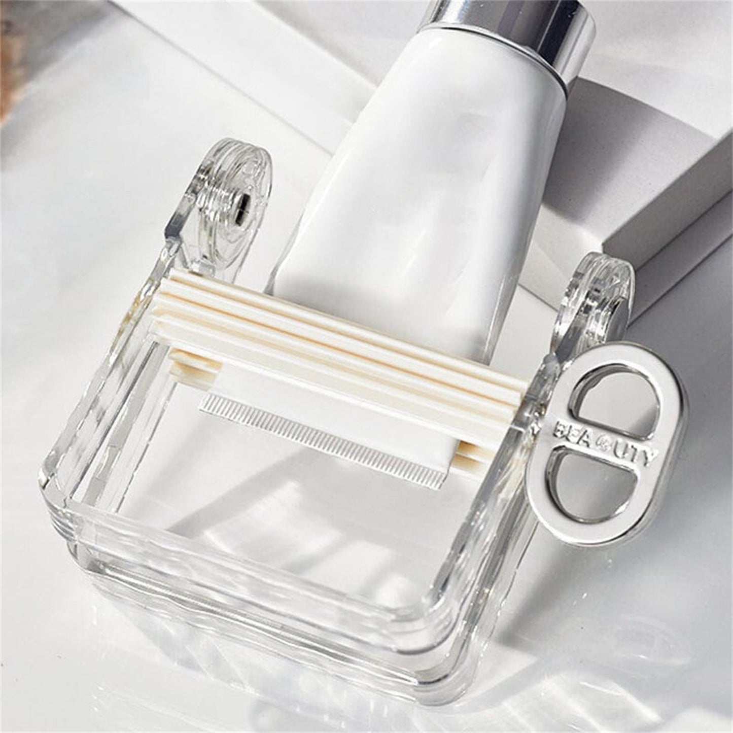 Luxury Paint Tube Squeezer Wringer Tool - Rolling Tube Squeeze Roller for Toothpaste - Toothpaste Tube Squeezer for Artists, Hair Salons, Painters - Daily Living Essential, (Black) 3.39x4.13x3.78 3.39" x 4.13" x 3.78" Black*3