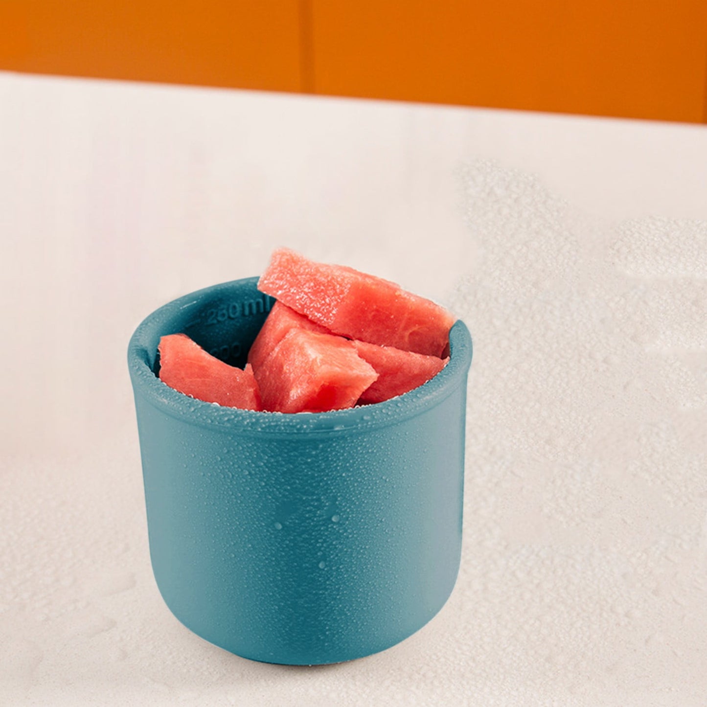 CGZQFEI Silicone Food Containers for Kids, Reusable Baby Snack Fruits Container with Lids, Leak Proof Silicone Food Storage Containers Kids Small Lunch Box BPA Free for Daycare School Travel Blue1
