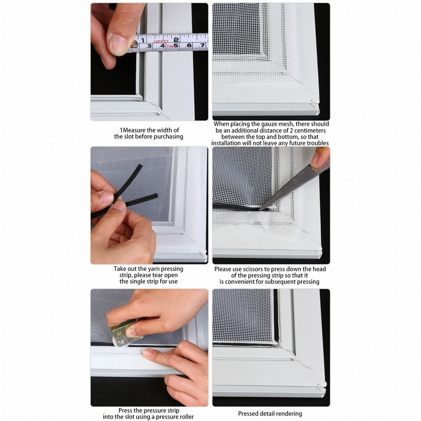 Window Screen Spline, 0.20" x 32.8FT Replacement Round Black Window Screen Retainer Spline, Window Screen Repair 0.20" x 32.8FT Clear3