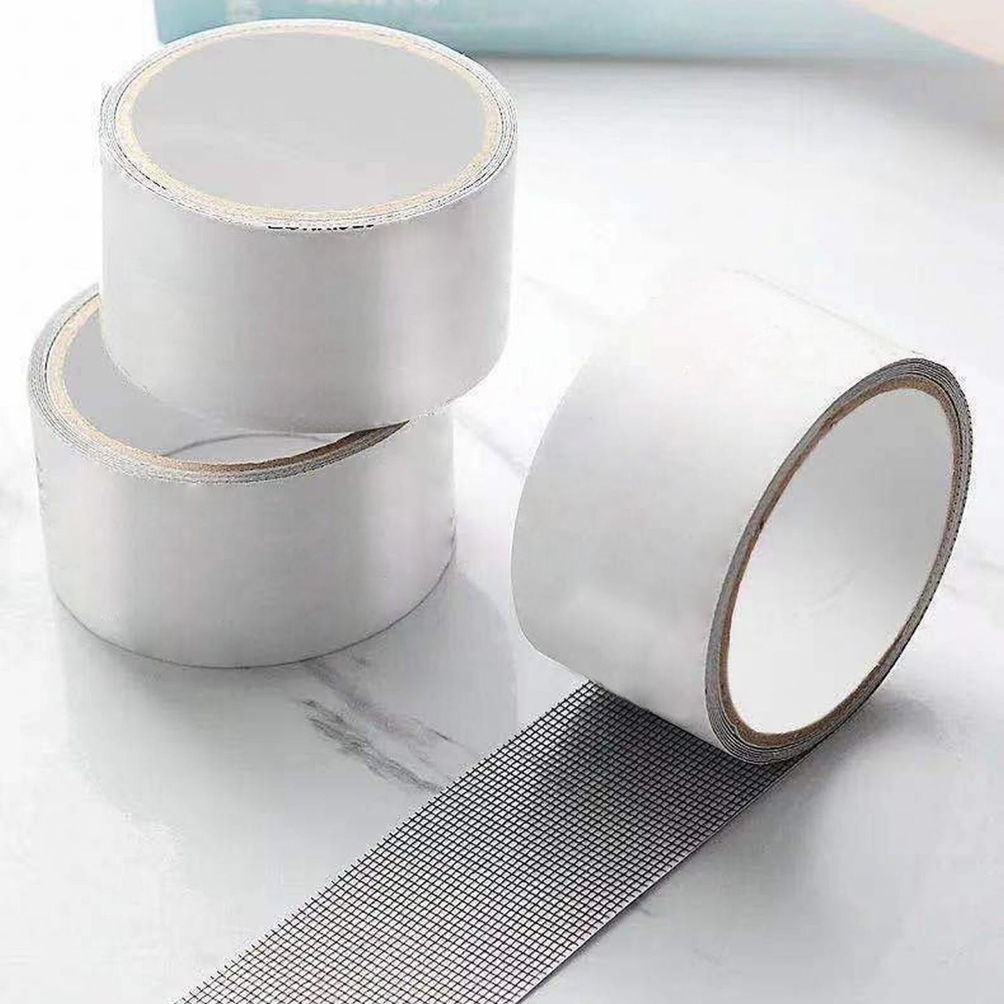 Window Screen Repair Kit Tape, 1 Roll 2x70' Fiber Glass Strong Self-Adhesive Waterproof Patch for Hole and Tear Screen Repair Tape (Grey) 2" x 70" Grey