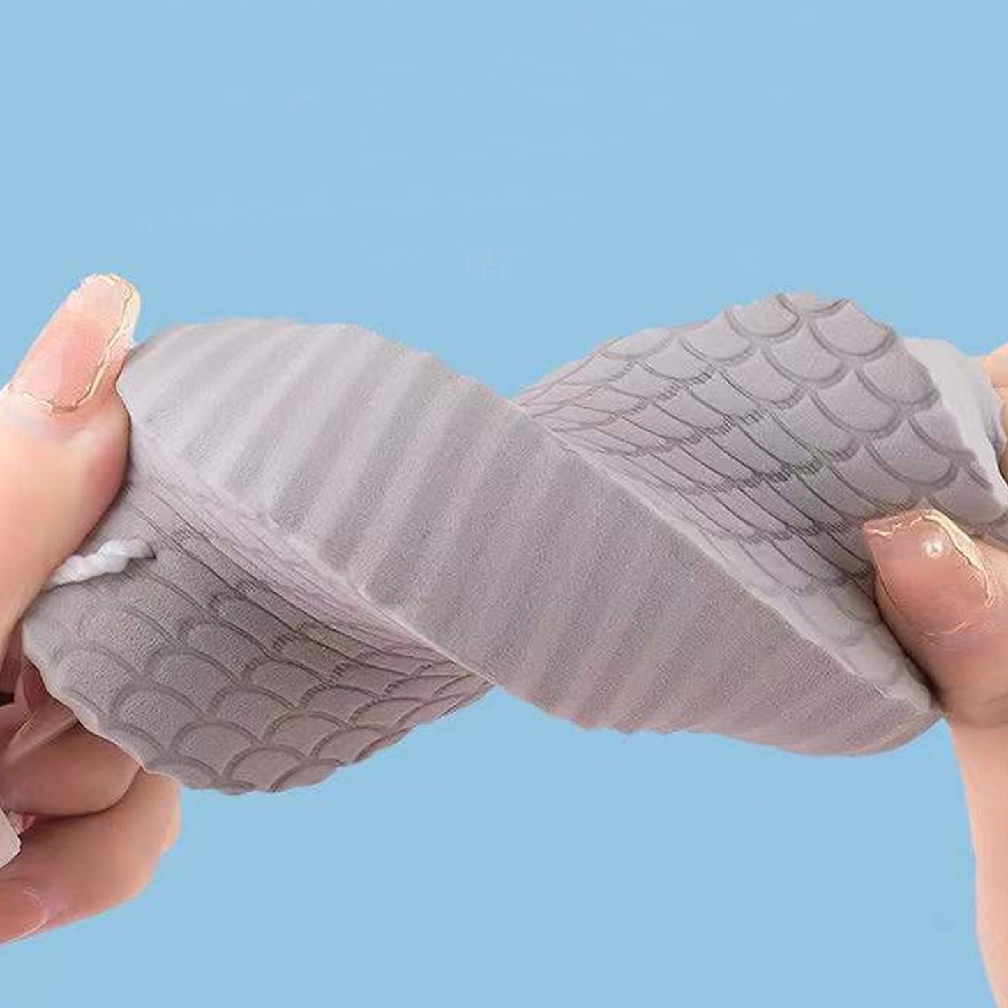 Magic Exfoliating Bath Sponge,3D Super Soft Exfoliating Bath Sponge, Skin Friendly and Reusable for Adults Children and Pregnant Women (Grey) 2.76x5.51x1.18 2.76" x 5.51" x 1.18" Pink