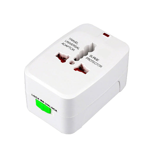 World Power Plug Adapter, 4 in 1 Universal International All in One Travel Adaptor, Portable Wall Charger Converter, Wall AC Power Plug Adapter for USA EU AUS Cell Phone Laptop