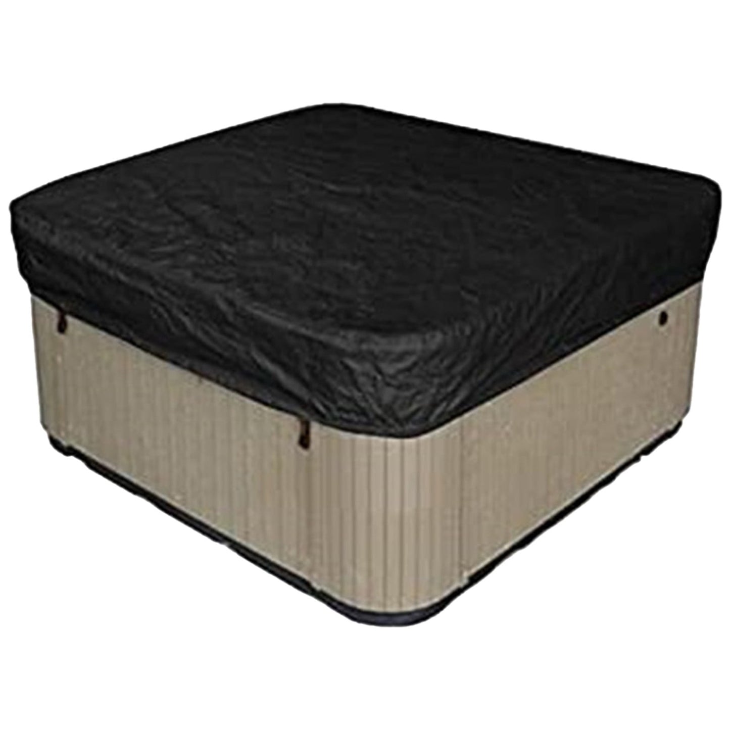 Square Hot Tub Cover - Outdoor Heavy Duty Protector for Patio Spas and Swimming Pools | Hard Covers For Hot Tub Waterproof Dust Cover for Hot Tubs, Jacuzzis, and Outdoor(Black -89.76x11.81") Black -86.61x11.81"
