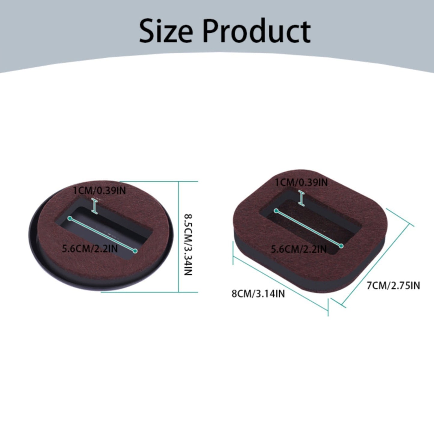 Furniture Caster Wheel Stoppers for Chairs,Prevent Sliding, Protect Hardwood Floors from Scratches,Chair Wheel Fixer, Furniture Caster Cups, Anti-Slip Furniture Pads, Hardwood Floor Protectors(B) B