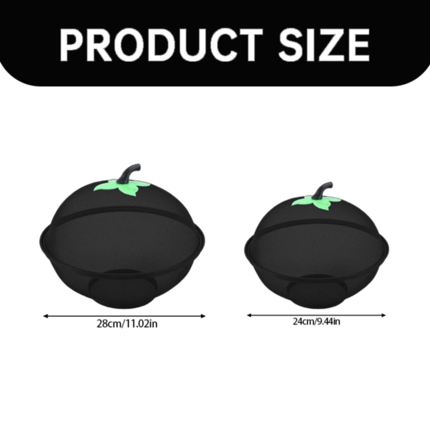 Fruit Basket with Lid Mesh, Apple Shaped Fruit Bowl Cover, Protective Holder Countertop Metal Wire Against Flies, Reusable Strainer for Gift Restaurant Kitchen Food Vegetable (Green/1 Pcs) 9.44" Red