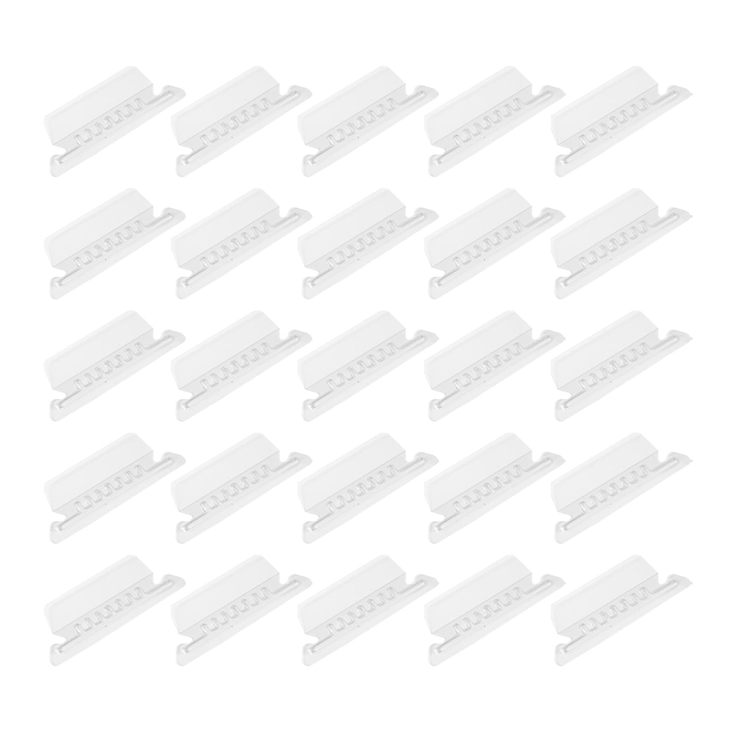 25 Pieces 3.5 Inch Clear Hanging Folder Tabs Hanging File Folder Tabs Clear Tabs for Hanging File Folders, Hanging File Folders with Tabs Office Hanging Files,Universal UNV43313 1/3 Cut Tab (Clear) Clear(75pc)