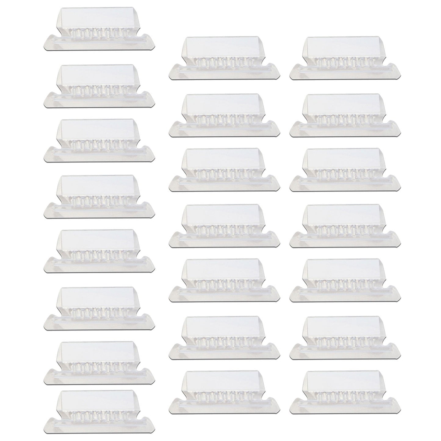 25Pieces 3 Inch Hanging File Folder Tabs and Inserts Large Clear Plastic Hanging Folder Tabs for Quick Identification,For Filing Cabinet Folders Labels Back to Supplies, 6 Colors (Yellow) Clear