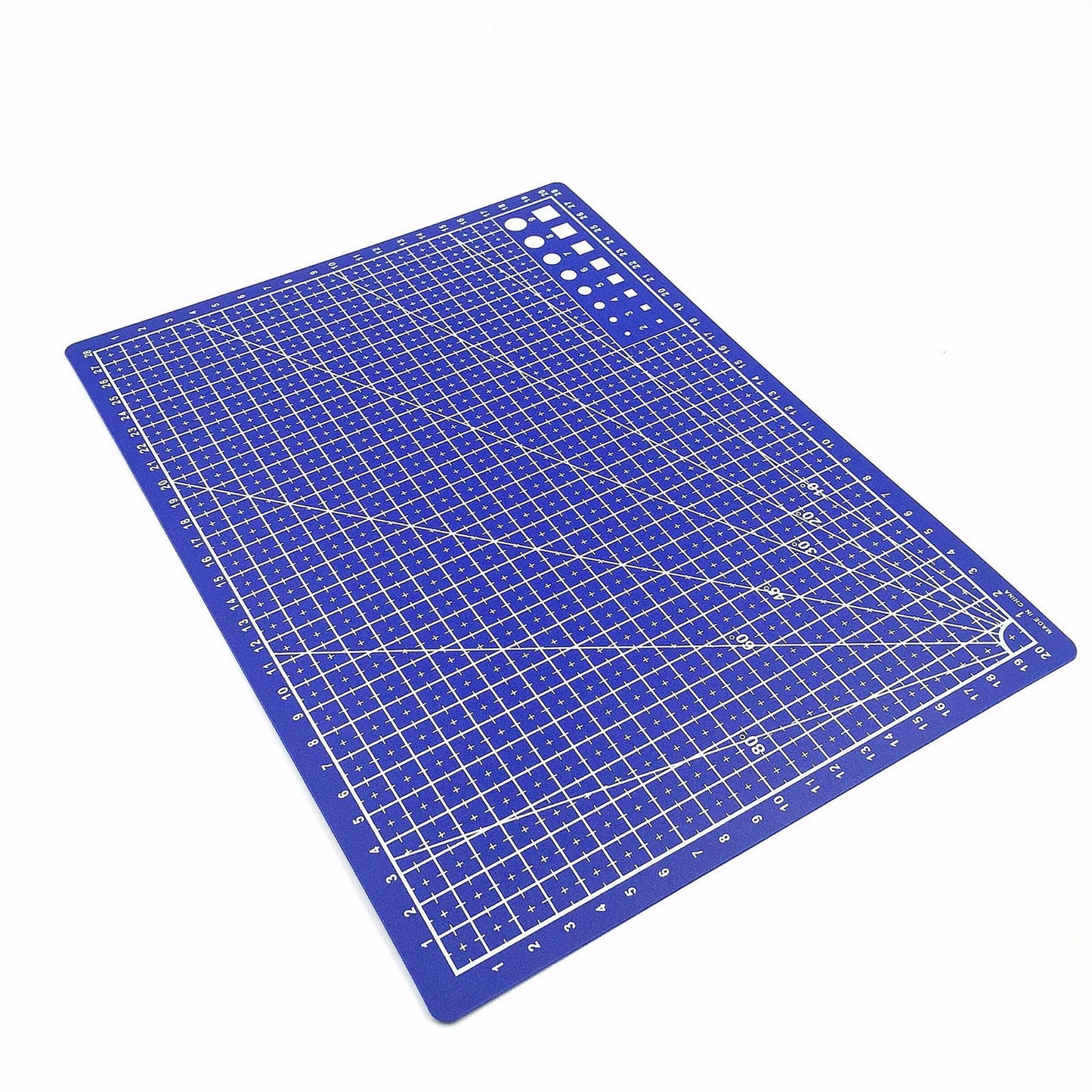 1 Pcs Self Healing Sewing Mat,21x14.5CM Rotary Cutting Mat Double Sided Craft Cutting Board for Sewing Crafts Hobby Fabric Precision Scrapbooking Project,Art Project,2 Colors(Blue) Green