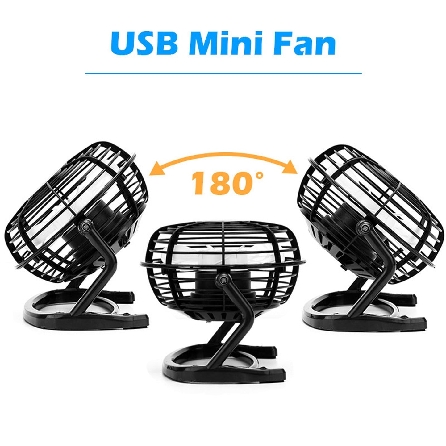 4 Inch USB Desk Fan Portable Mini Personal Cooling Fan for Office Dorm Computer Table Quiet Operation 3 Speed Adjustable Clip On Design Battery or Plug In,Up to 60% OFF