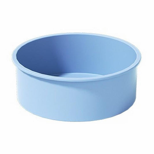 Round Silicone Cake Molds, 6-Inch Nonstick & Quick Release for Layer, Smash & Cheese Cakes, Suitable for Oven and Microwave (Pink/1 Pcs) 6.0x2.3 6.0" x 2.3" Pink
