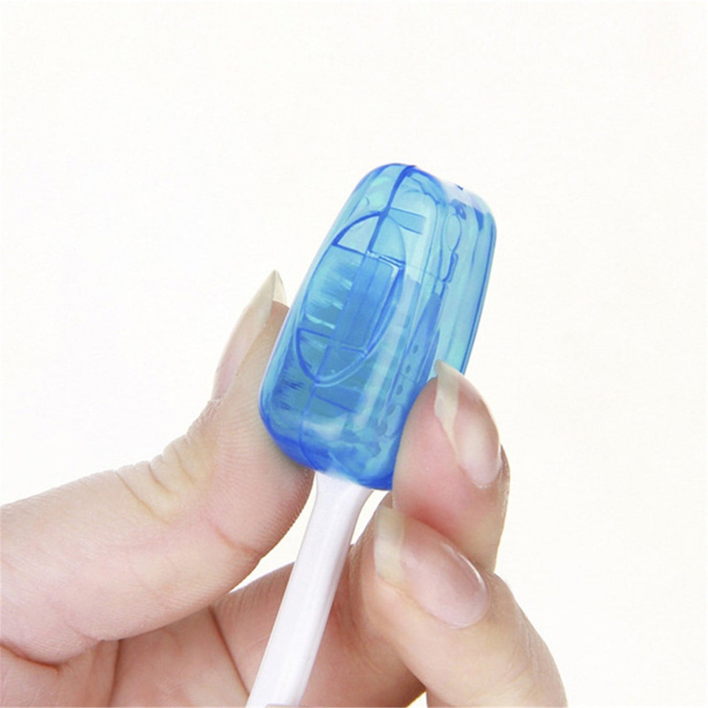 Portable Toothbrush Containers Travel Toothbrush Cap Cover Tooth Brush CapsConvenient for Travel, Home, Office and Hotel Use (Color Random/5 Pcs) 1.57Inches 1.57" Pink